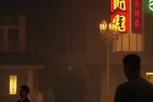 动画银月食肆封面，月光下的小吃摊与蒸汽